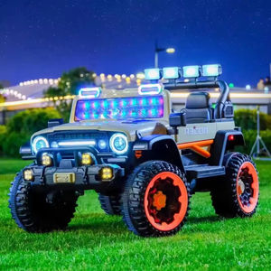 高品质 12V 四轮越野车儿童电池供电车 <span class=keywords><strong>2</strong></span> 座电动玩具车带遥控器 - Product Image 3