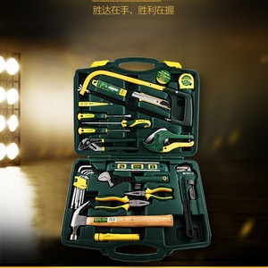 Shengda 38-Piece Water Pipe Repair Tool Set With Pipe Wrench Saw Frame Pliers Level For Home Construction - Product Image 2