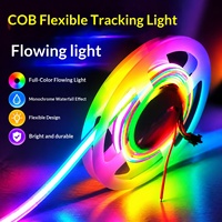 Bande lumineuse COB adressable 24V, 576 LED, 720 LED, RGB, auto-adhésive, effet cascade, dimmable, IP20, décoration KTV