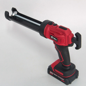 Pistolet à mastic électrique sans goutte, personnalisable OEM, 10oz / 300ml, 4 vitesses réglables, alimenté par batterie, <span class=keywords><strong>kit</strong></span> DIY - Product Image 1