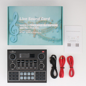 Carte son multifonctionnelle Live V9, volume intelligent réglable, mixeur audio M, carte son pour spectacle en direct, enregistrement sonore - Product Image 6