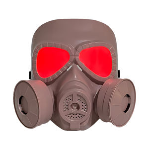 Topeng Mata LED Pesta Halloween Baru, Kostum Topeng <span class=keywords><strong>Gas</strong></span> Bioweapon untuk Role Play, Dekorasi Kostum, Topeng Steampunk Menyala - Product Image 5