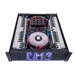 CA12 Amplifier Panggung Daya Tinggi 1800W Amplifier Subwoofer Profesional