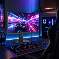 Monitor Gaming 23.8 Inci QHD 170Hz Layar IPS 2560x1440 Monitor Refresh Rate Tinggi Produsen OEM ODM