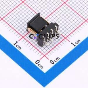 GT-BTP20004-0280A-009A Blade/Spring Contact Battery Connector SMD,P=2mm Connector Blade Contact Type Male 2mm 4P Vertical Mount - Product Image 2