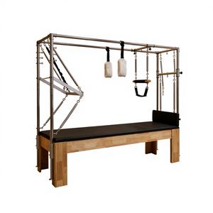 Cama de Pilates SAERDE Resistente con Estructura Elevada Tipo Cadillac, Núcleo de Madera de Arce, Entrenamiento para Fitness y Yoga - Product Image 1