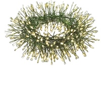 Guirlandes lumineuses LED transfrontalières de Noël, lumières vertes en forme de pétard, guirlandes en fil de cuivre, IP65, décoration intérieure et extérieure pour jardin