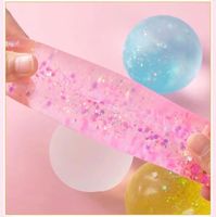 Jouet Squishy à Montée Lente en Forme de Boule de Bonbons, Doux, Anti-Stress, pour Soulager l'Anxiété, Jouet Sensoriel pour Filles et Garçons, en TPR, Utilisation Quotidienne