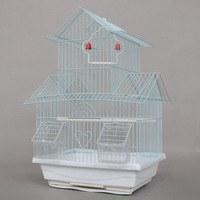 Petite cage à oiseaux pour perruches, agapornis, perruches, pinsons, canaris, cage en métal pour perroquets pour la maison ou les voyages, fournitures pour oiseaux
