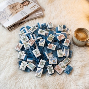 2026 Nuevo <span class=keywords><strong>y</strong></span> Exclusivo Juego de Mahjong Americano de Lujo Moderno con Temática de Bayou, 160 Fichas Portátiles Pintadas a Mano con Vida Silvestre para Fiestas de Verano - Product Image 4