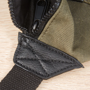 Custom High Quality Waxed Coated Canvas Vintage Waist <b>Bag</b> for Women Manufacturer Unisex Fashion Running Waist <b>Jogging</b> <b>Bags</b> - Product Image 5