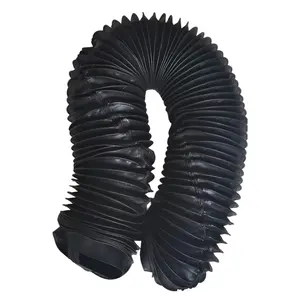 Accordion Telescopic flexible screw rubber round bellows Dust Protection cover