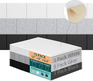 Panneaux acoustiques en feutre rustique de taille personnalisée pour entreprises, forme irrégulière, motif horizontal, autocollants pour <span class=keywords><strong>tableau</strong></span> <span class=keywords><strong>blanc</strong></span> - Product Image 1
