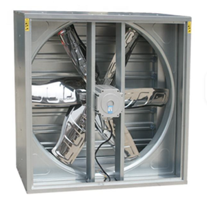 Ventilateurs extracteurs industriels en acier inoxydable de 40 pouces (1100 mm) à entraînement direct, personnalisables, pour montage mural, type marteau oscillant - Product Image 6
