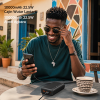 Batterie externe compacte 10000mAh 22.5W pour les magasins de détail et les commandes d'accessoires en gros