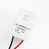 Transformador de Corriente Boxin KH06AL Ultrapequeño de Plástico con Orificio Interno de 5.5mm, Tipo Abierto, Bobina Plana Multicapa