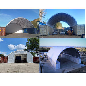 Abri en PVC pour conteneurs maritimes industriels, hangar de stockage d'équipements, auvent pour conteneurs - Product Image 5