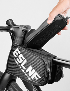 ESLNF Sac de cadre de vélo étanche pour tube supérieur, avec étui de téléphone à écran tactile sensible en TPU pour smartphone de 7,0 pouces - Product Image 4