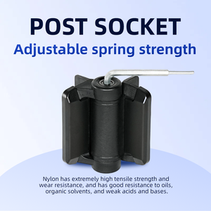 Tùy Chỉnh Có Thể Điều Chỉnh Mùa Xuân Sức Mạnh Nylon Nhiệm Vụ Nặng Nề Tự Đóng Cửa Hồ Bơi Chìa Khóa An Toàn Có Thể Khóa Cổng Chốt Và Cổng Bản Lề - Product Image 4