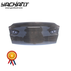 Sợi Carbon Phía sau thân cây phù hợp cho 2008 2012 Lancer <span class=keywords><strong>Evolution</strong></span> x 10 CSL phong cách phía sau boong khởi động nắp bìa - Product Image 3