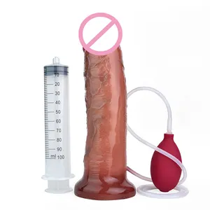 FAAK squirting yapay penis vantuz ile gerçekçi hayat gibi kadınlar için büyük yapay penis masturbate değnek squirting seks oyuncakları