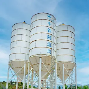 Pemasok 30 hingga 1000 ton silo semen vertikal berbaut baja kecil