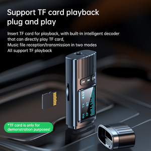 <span class=keywords><strong>Émetteur</strong></span>-<span class=keywords><strong>récepteur</strong></span> audio BT5.4 USB vers AUX 3,5 mm, adaptateur musical sans fil <span class=keywords><strong>pour</strong></span> voiture avec microphone et écran LED <span class=keywords><strong>pour</strong></span> kit voiture, haut-parleur, TV, ordinateur - Product Image 6