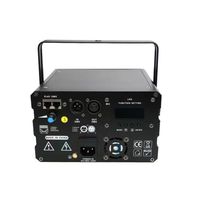 Système de miroir vibratoire 3W RGB Laser 6/34CH DMX512 15kpps, lumière laser à effet couleur intégrale, 2000 motifs laser les plus récents
