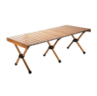 Table pliante d'extérieur en alliage d'aluminium, résistante aux intempéries, pour la vente ambulante, le camping, les barbecues, la salle de sport et la cuisine