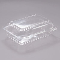 Boîte d'emballage de gâteau transparente Boîte d'emballage alimentaire en plastique Fabrication de cube Rectangulaire en plastique transparent Chine Récipient personnalisé transparent
