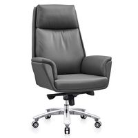 Meilleure vente, chaise de bureau pivotante en cuir, réglable, pour la maison et le bureau, chaise de patron en cuir PU A100
