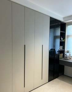 Muebles de almacenamiento de lujo modernos, armario convertible de madera maciza para dormitorio, para el hogar, Hotel, Villa, estilo de Panel - Product Image 5