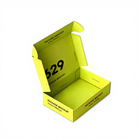 Boîte en carton ondulé imprimé double face avec stratification mate et bronzage pour l'emballage du département des vêtements