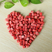 Bulk Krokante Fruit Snacks Groothandel Vriesgedroogde Aardbeienstukjes Suiker Vrij Vriesgedroogde Aardbeienplakjes voor Yoghurt Havermout