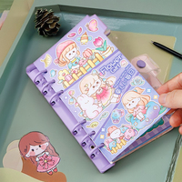 Carnet d'agenda écologique en gros kawaii mignon enfants écoliers dessin animé filles cahier