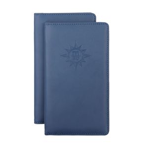 Clip para Billetes de Hotel, Diseño Minimalista, de Cuero PU Azul, Impermeable, 10*10*2.5cm, Venta al Por Mayor, Directo de Fábrica - Product Image 3