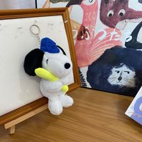 Snoopy Pluche Sleutelhanger Schattig Cartoon Hond Knuffel Hangende Tasdecoratie Klauwautomaat Speelgoed