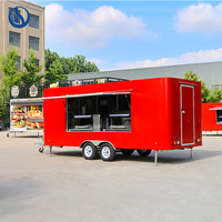 Remorque alimentaire Honlu, unité de restauration mobile pour marchés de rue, événements festifs et services à emporter