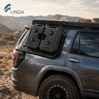 Tangki Bahan Bakar Overland Linda 4x4 10L, Wadah Bensin yang Dapat Dikunci dengan Sistem Tuang Cepat untuk SUV Jeep ATV dengan Sertifikasi Ce Epa Carb Erp