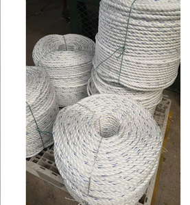 Corde en PP blanc 6mm 10mm 14mm 16mm corde en plastique torsadée polypropylène 3 brins cordes pour l'agriculture emballage flottant pêche - Product Image 3