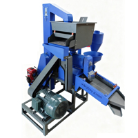 Machine à décortiquer le riz multifonctionnelle à haute efficacité pour le riz paddy, le blé, le millet, avec chambre en acier inoxydable