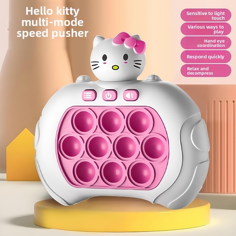 hello kitty speed push game machine-upgrade 999 level