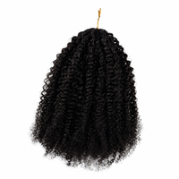 Extensions de cheveux au crochet sans nœuds pré-séparées en gros, bouclées crépues, 100 % cheveux humains réutilisables pour revendeurs