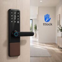 Serrure de porte intelligente TTLock TUYA App, vente chaude directe usine, sécurité électronique numérique, serrure à mortaise 5050, pour portes en aluminium et acier
