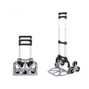 Telescopic Hand Trolley Heavy Duty <b>for</b> Carrying Goods With 3 Wheels - Product Image 6