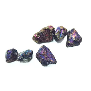 Bloque de Piedra de Bornita Natural al por Mayor, con Paladio y Platino, Colorida - Product Image 1