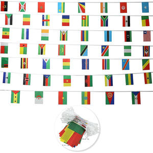 Offres Spéciales Côte d'Ivoire Côte d'Ivoire 10 Mètres 30 pièces Drapeau à cordes Bunting 8.8 ''X 5'' d'Ivoirien pour décoration nationale - Product Image 3