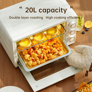 Minuterie mécanique Contrôle grille-pain portable <span class=keywords><strong>Four</strong></span> électrique avec plaque chauffante Cuisson domestique <span class=keywords><strong>Mini</strong></span> <span class=keywords><strong>four</strong></span> électrique avec cuisinière - Product Image 3