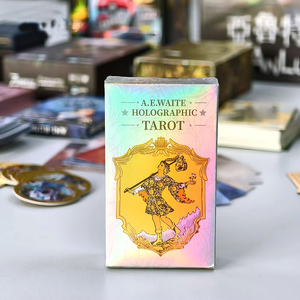<span class=keywords><strong>Carte</strong></span> dei Tarocchi Personalizzate a Due Lati con Stampa a Colori, Design Occulto per Divinazione, Effetto Olografico su Un Lato, <span class=keywords><strong>Mazzo</strong></span> di <span class=keywords><strong>Carte</strong></span> di Alta Qualità - Product Image 6