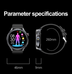 Smartwatch ET472 con Schermo AMOLED da 1,53 Pollici, Batteria da 380 mAh, NFC, Chiamate SOS, Monitoraggio ECG e Salute - Product Image 4